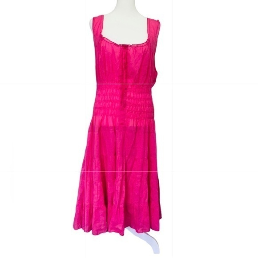 Jamie Nicole MIDI Dress Size L Pink